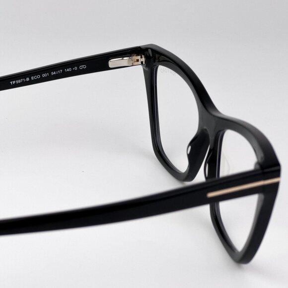 Tom Ford FT5971-B Women’s Black Glasses Magnetic Clip-On | Model FT5971-B 014 - Picture 11 of 13